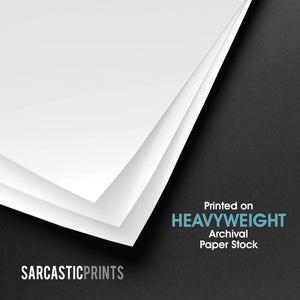 Wall art paper stock examples with 3 sheets of poster paper on table