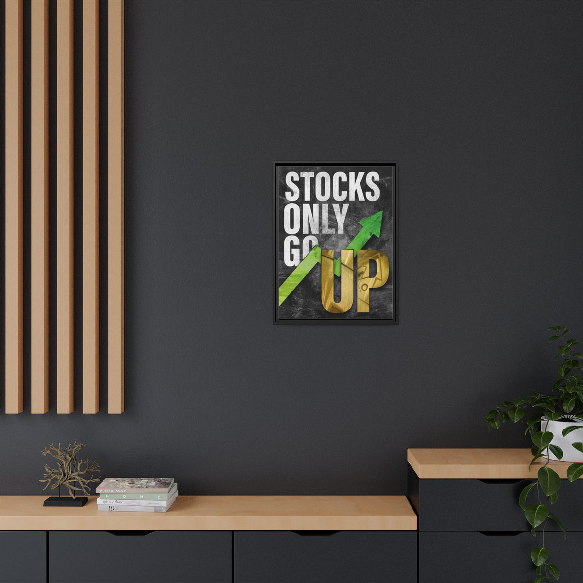 Matte Canvas, Framed (Multi-color)
